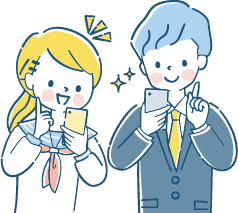 初級編職業実践専門課程ってナニ？　学生2人男女の画像